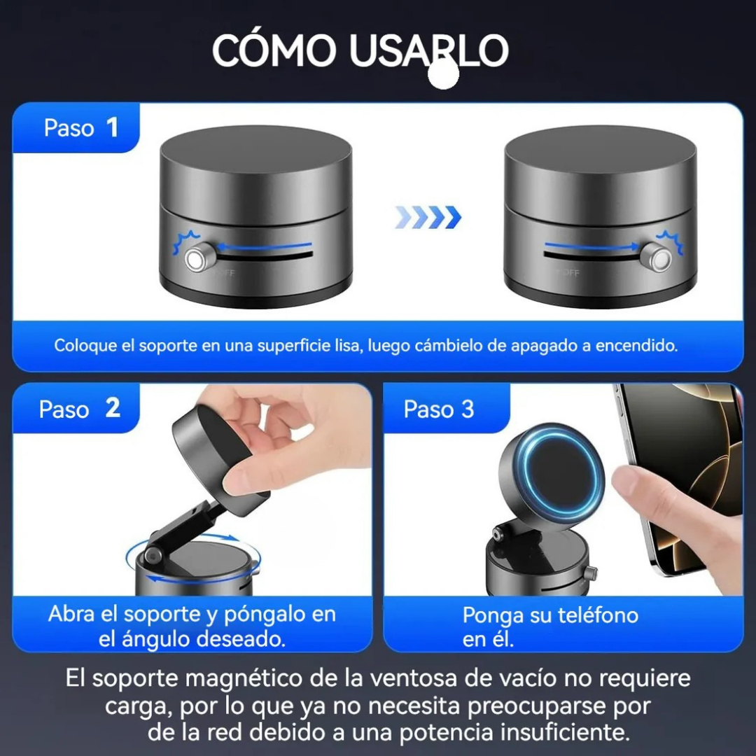 MagnetPro™- Soporte Magnético para Smartphones (2a unidad con 50% descuento)