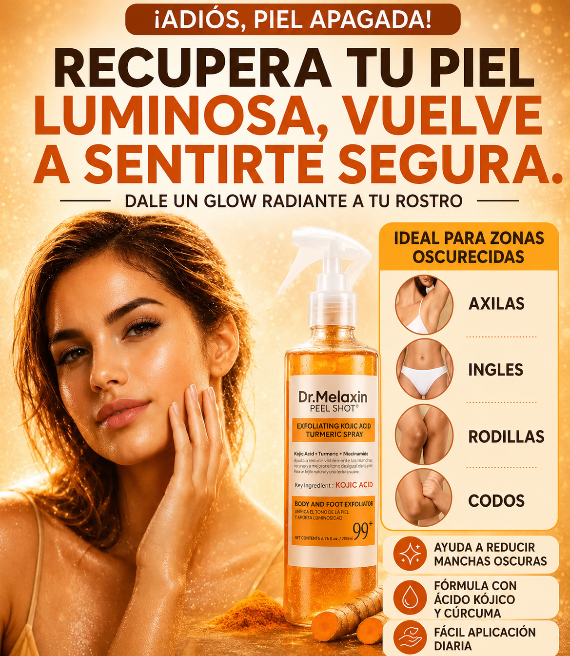 Dr. Melaxin Exfoliante Corporal Spray