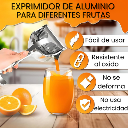 Exprimidor Manual de Aluminio - Especial Para Diferentes Frutas