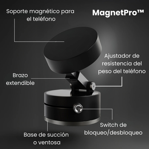 MagnetPro™- Soporte Magnético para Smartphones (2a unidad con 50% descuento)