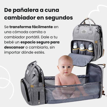 BebéPack™ ⭐ - Mochila Pañalera Multiuso para tu bebé