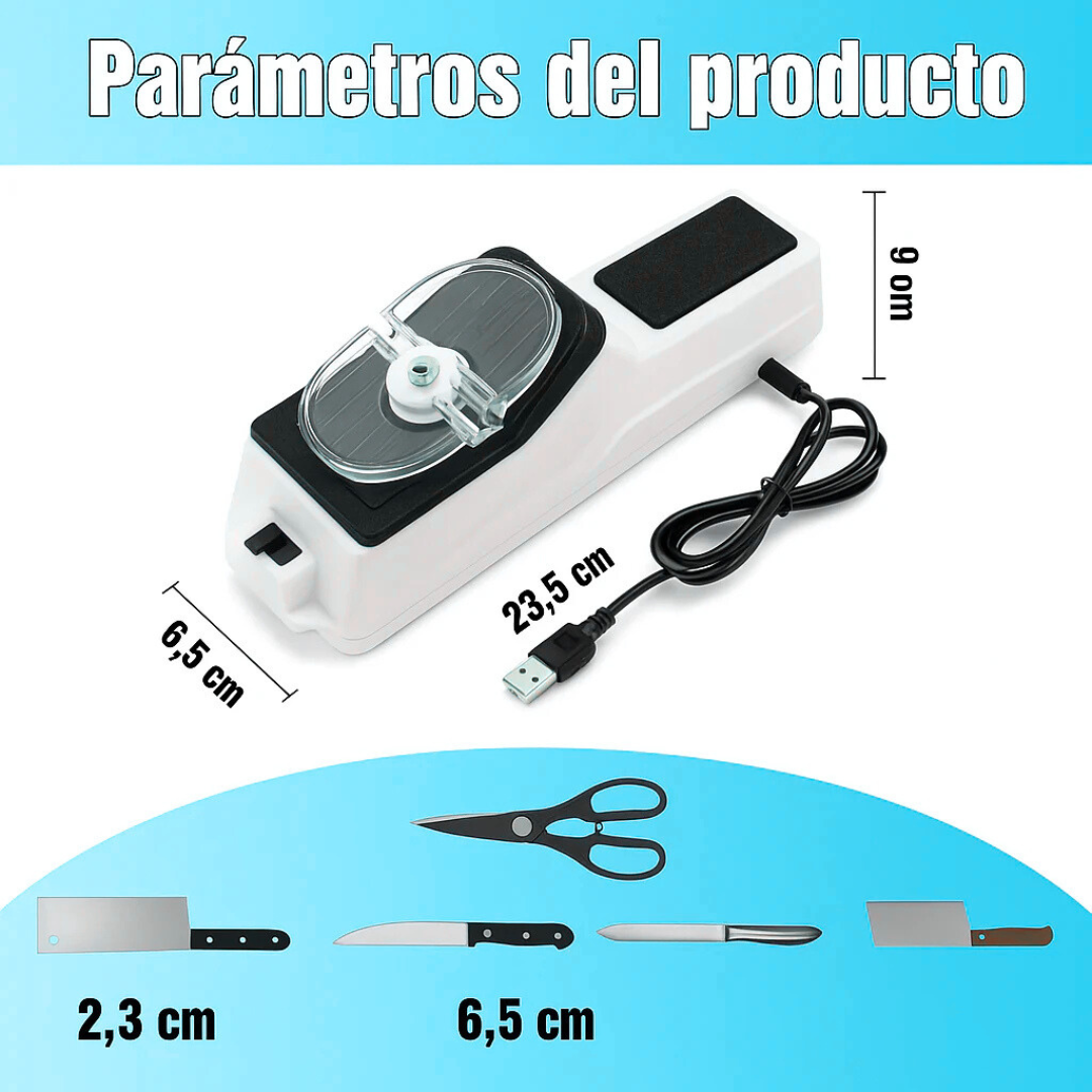 Afilador Eléctrico de Disco para Cuchillos y Tijeras (especial Parrilleros)