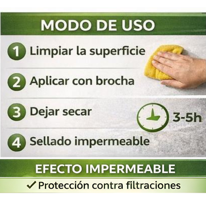 Sellador Impermeabilizante Anti Humedad - Pote de 1kg