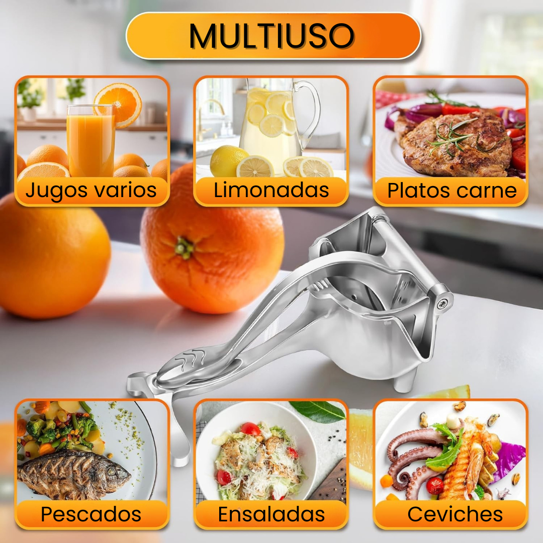 Exprimidor Manual de Aluminio - Especial Para Diferentes Frutas