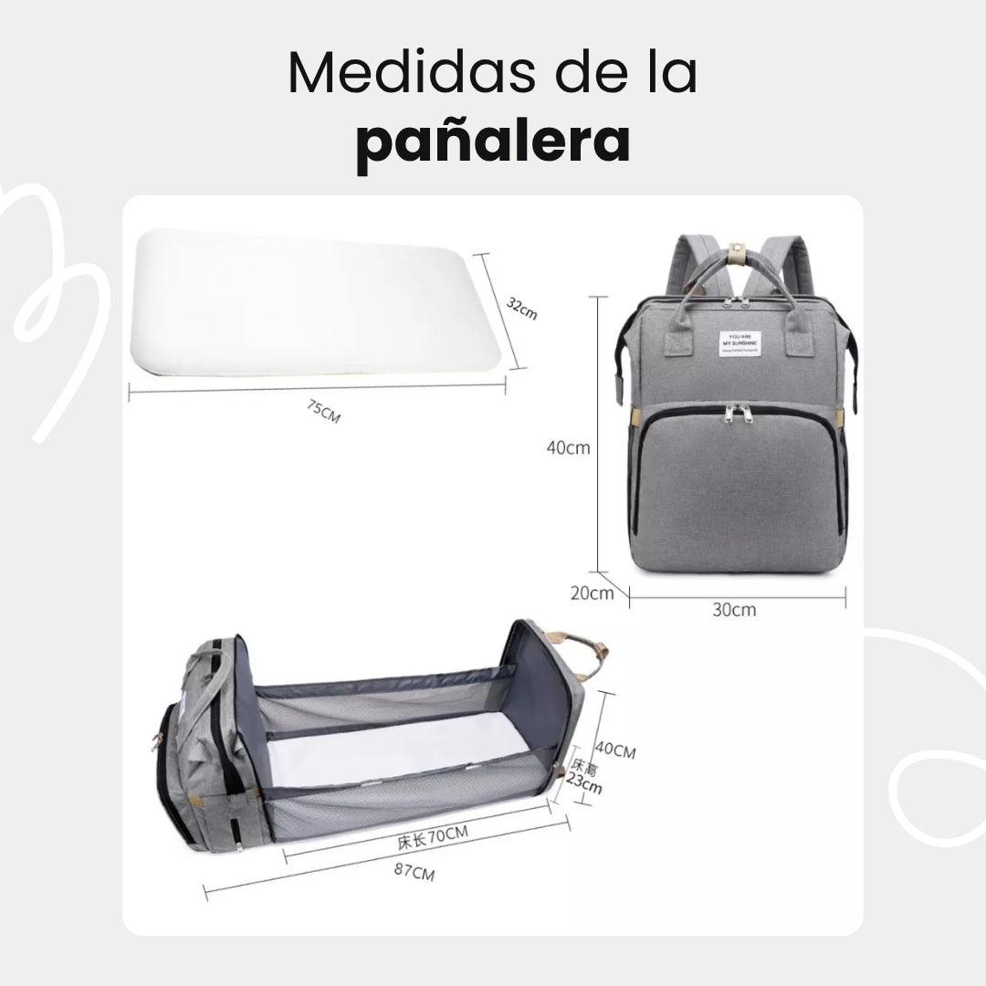 BebéPack™ ⭐ - Mochila Pañalera Multiuso para tu bebé