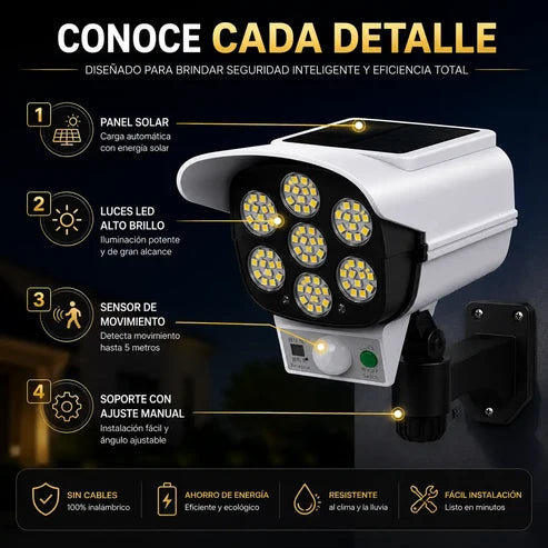 ProLed™ Foco Solar Tipo Cámara - Pack 3x1 (Oferta Limitada)
