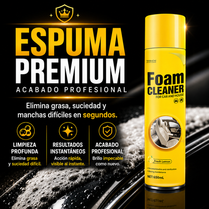 Espuma Mágica Multiuso - ¡Limpieza total en segundos!