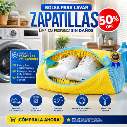 CleanStep™- Bolsa Protectora de Zapatillas y Lavadora