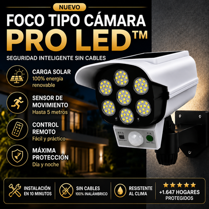 ProLed™ Foco Solar Tipo Cámara - Pack 3x1 (Oferta Limitada)