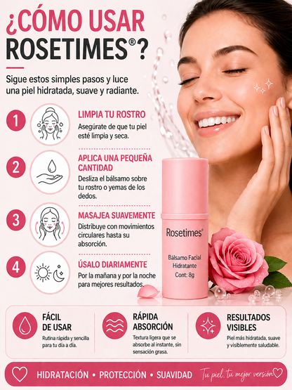 ROSETIMES™ - BÁLSAMO FACIAL HIDRATANTE ANTIEDAD