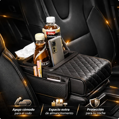 AutoComfort™ 5 en 1 – Reposabrazos Multifuncional + Organizador Asiento Trasero de REGALO